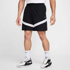 Rückansicht von Nike Starting 5 6IN Basketball-Shorts Herren black-black-white-white