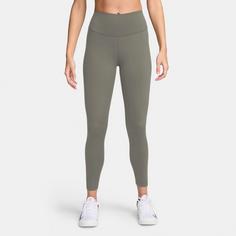 Rückansicht von Nike One 7/8-Tights Damen light army-black