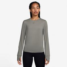 Rückansicht von Nike One Classic Funktionsshirt Damen light army-black