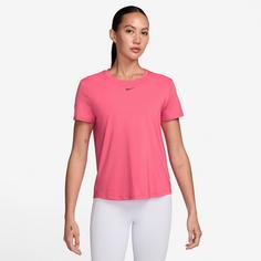 Rückansicht von Nike One Classic Funktionsshirt Damen aster pink-black