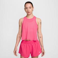 Rückansicht von Nike One Classic Funktionstank Damen aster pink-black