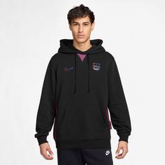 Rückansicht von Nike Fc Barcelona Hoodie Herren black-black