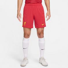 Rückansicht von Nike FC Liverpool 24-25 Heim Fußballshorts Herren gym red-white-chrome yellow