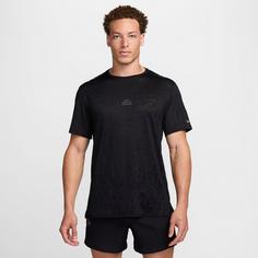 Rückansicht von Nike RISE 365 Funktionsshirt Herren black