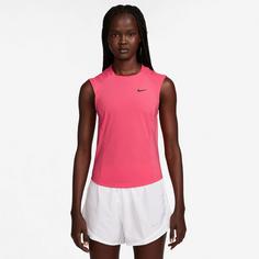 Rückansicht von Nike RUN DVN DF Funktionstank Damen aster pink