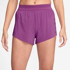 Rückansicht von Nike Aeroswift Laufshorts Damen hot fuchsia-black