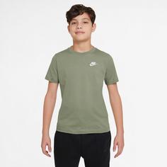 Rückansicht von Nike NSW FUTURA T-Shirt Kinder oil green