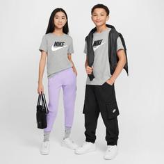 Rückansicht von Nike NSW FUTURA T-Shirt Kinder dk grey heather