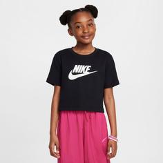 Rückansicht von Nike NSW FUTURA Croptop Kinder black