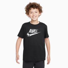 Rückansicht von Nike NSW CLUB T-Shirt Kinder black