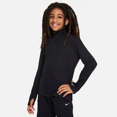 Rückansicht von Nike Dri-Fit Multi Funktionsshirt Kinder black-reflective silv