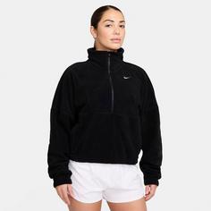 Rückansicht von Nike One Sweatshirt Damen black-white