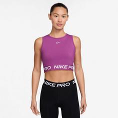 Rückansicht von Nike Pro 365 Tanktop Damen hot fuchsia-white