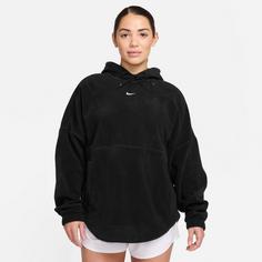 Rückansicht von Nike One Polar Sweatshirt Damen black-white