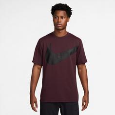 Rückansicht von Nike HYVERSE Funktionsshirt Herren burgundy crush-black