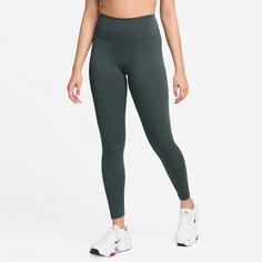 Rückansicht von Nike One Tights Damen vintage green-black