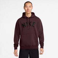 Rückansicht von Nike Dri-Fit SWOOSH Sweatshirt Herren burgundy crush-bgycrh-black