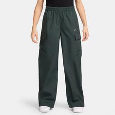 Rückansicht von Nike Cargohose Damen vintage green-sail