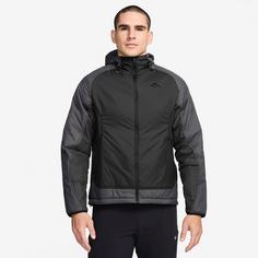 Rückansicht von Nike THFIT PRIMALOFT Laufjacke Herren black-anthracite-black