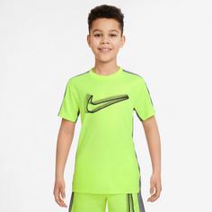 Rückansicht von Nike Academy23 Funktionsshirt Kinder volt-cool grey-black