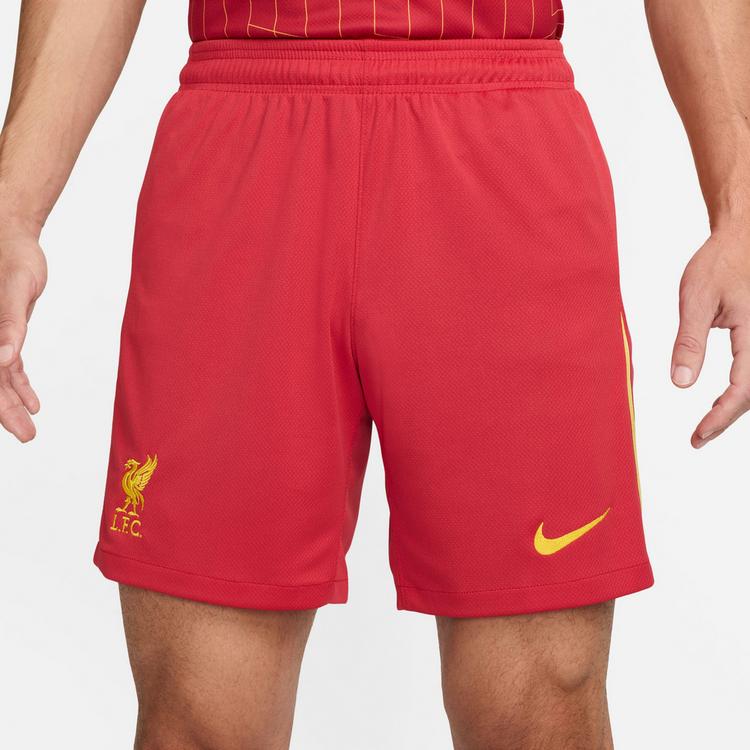 Nike Nike FC Liverpool 24-25 Heim Fu&szlig;ballshorts Herren - gym red-white-chrome yellow - 1 | SportScheck
