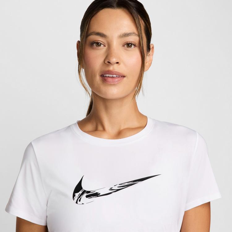 Nike Nike SWOOSH Funktionsshirt Damen - white-black - 2 | SportScheck