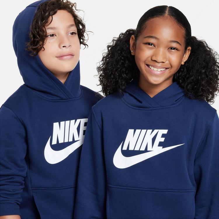 Nike Nike NSW CLUB FLEECE Hoodie Kinder - midnight navy-white - 2 | SportScheck