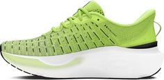 Rückansicht von Under Armour Infinite Elite Laufschuhe Herren morph green-retro green-black