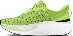 Rückansicht von Under Armour Infinite Elite Laufschuhe Damen morph green-retro green-black