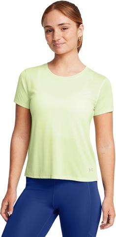 Rückansicht von Under Armour Launch Funktionsshirt Damen retro green reflective