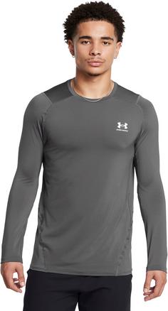 Rückansicht von Under Armour HeatGear Fitted Funktionsshirt Herren castlerock