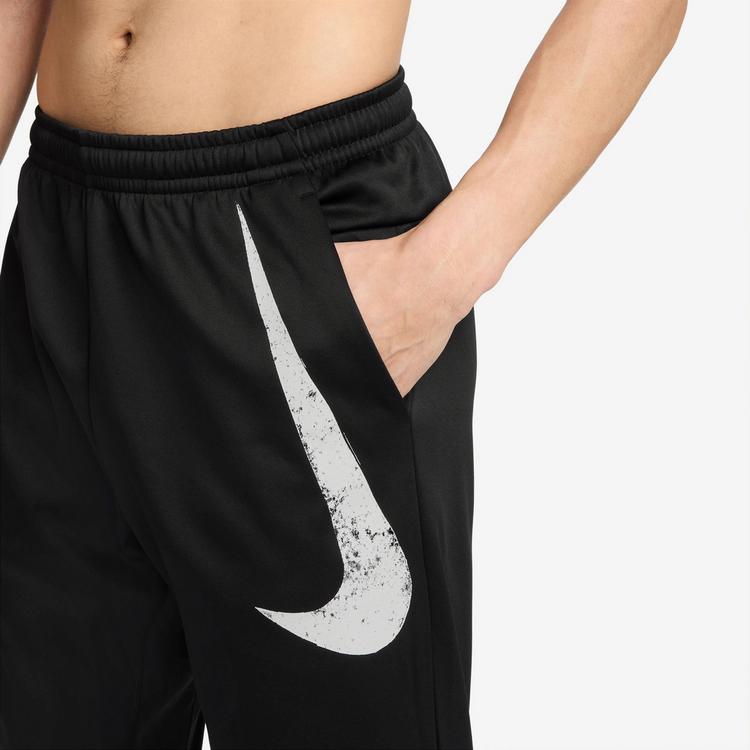 Nike Nike Taper Swoosh Trainingshose Herren - black-black-white - 2 | SportScheck