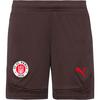 PUMA FC St. Pauli Fu&szlig;ballshorts Kinder - dark chocolate-puma red