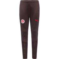 PUMA FC St. Pauli Trainingshose Kinder dark chocolate-puma red