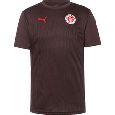 PUMA FC St. Pauli Fanshirt Herren dark chocolate-puma red