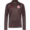 PUMA FC St. Pauli Funktionsshirt Kinder - dark chocolate-puma red