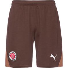 PUMA FC St. Pauli 24-25 Heim Fußballshorts Herren espresso brown-puma white