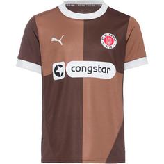 PUMA FC St. Pauli 24-25 Heim Fußballtrikot Kinder espresso brown-puma white