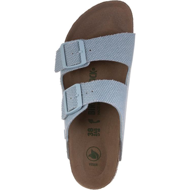 Birkenstock Birkenstock Arizona TEX Rough Canvas Sandalen Damen - surf green - 0 | SportScheck
