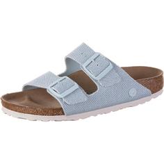 Birkenstock Arizona TEX Rough Canvas Sandalen Damen surf green