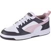 PUMA Rebound V6 Sneaker Damen - strong gray-mauve mist-puma white
