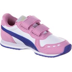 Rückansicht von PUMA Cabana Racer SL 20 V Inf Sneaker Kinder puma white-lapis lazuli-mauved out-cool cucumber