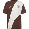 PUMA FC St. Pauli T-Shirt Herren - espresso brown-sugared almond