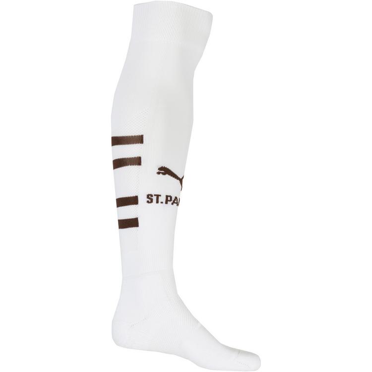 PUMA PUMA FC St. Pauli 24-25 Ausw&auml;rts Socken - puma white-espresso brown - 0 | SportScheck