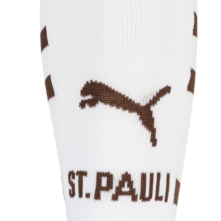 PUMA PUMA FC St. Pauli 24-25 Ausw&auml;rts Socken - puma white-espresso brown - 0 | SportScheck