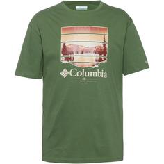 Columbia Path Lake T-Shirt Herren canteen-colorf