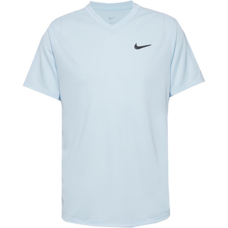 Nike Nike Court Victory Tennisshirt Herren - glacier blue-lt armory blue-black - 0 | SportScheck