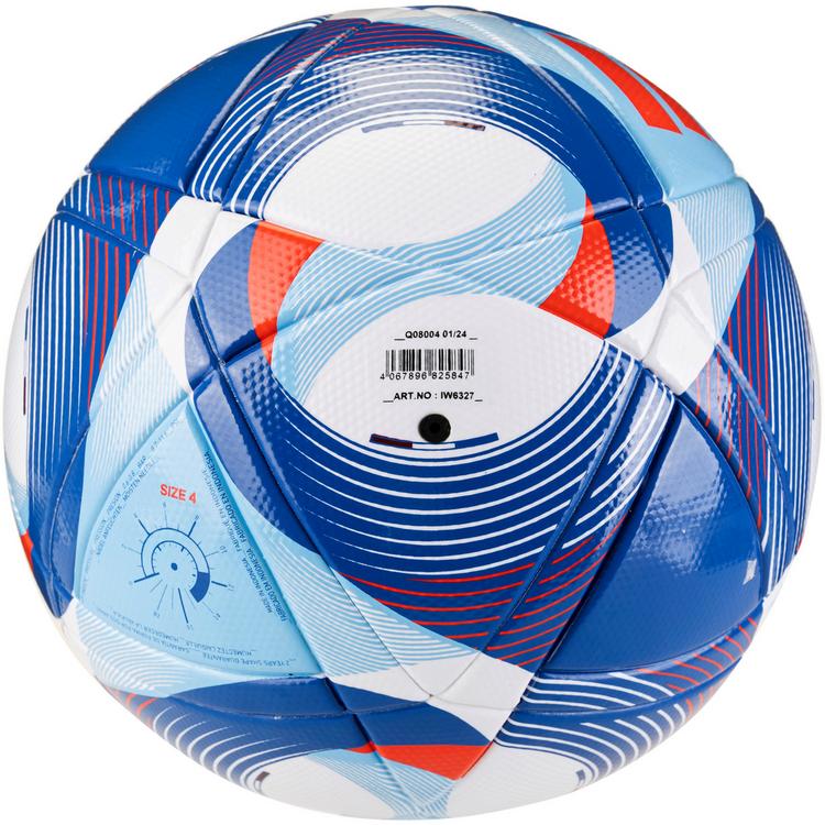adidas adidas OLYMPICS24 LGE Fu&szlig;ball - white-solar red-clear sky-team royal blue - 1 | SportScheck