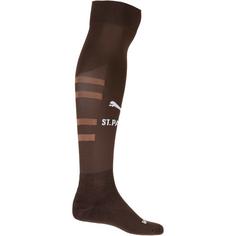 Rückansicht von PUMA FC St. Pauli 24-25 Heim Stutzen espresso brown-puma white