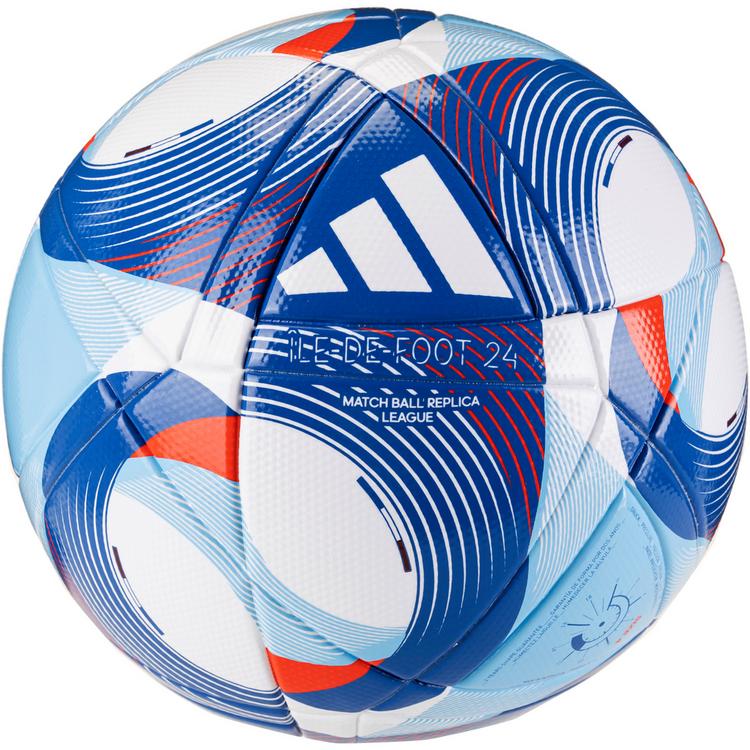 adidas adidas OLYMPICS24 LGE Fu&szlig;ball - white-solar red-clear sky-team royal blue - 0 | SportScheck